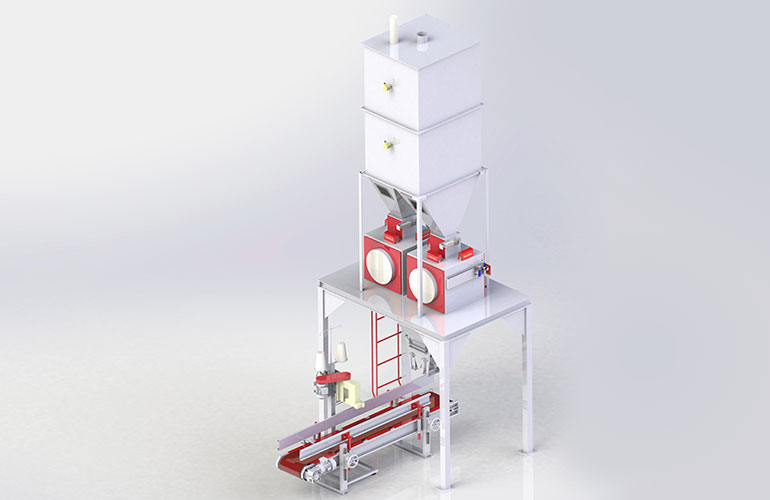 25 - 50 KG Double Pulses Packaging