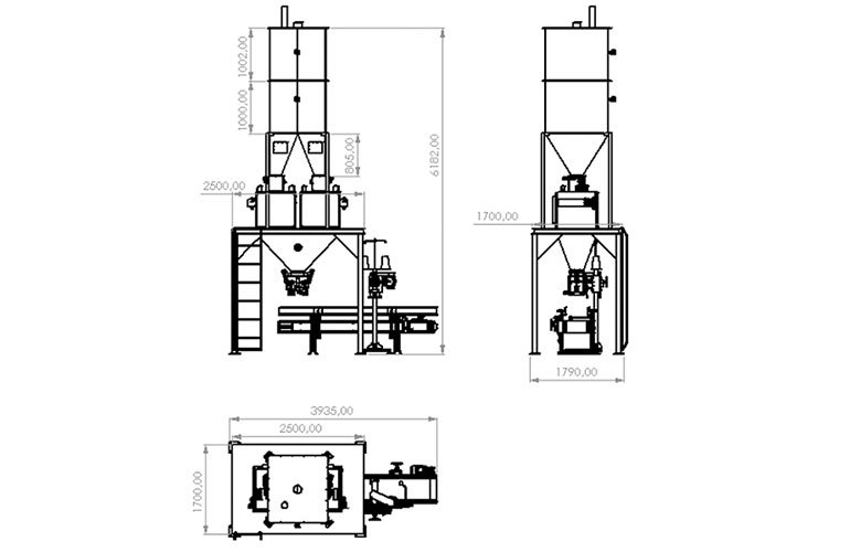 25 - 50 KG Çiftli Bakliyat Paketleme