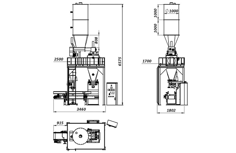 25 - 50 KG Tekli Un Paketleme