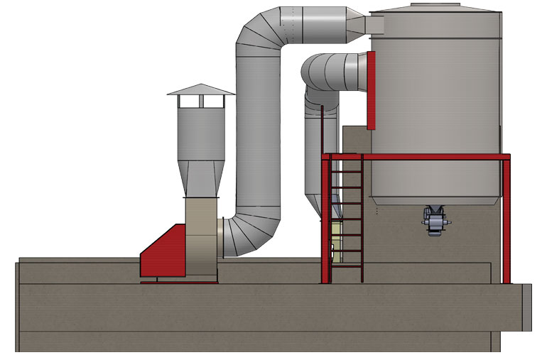 INTAKE PIT DUST ASPIRATION SYSTEM