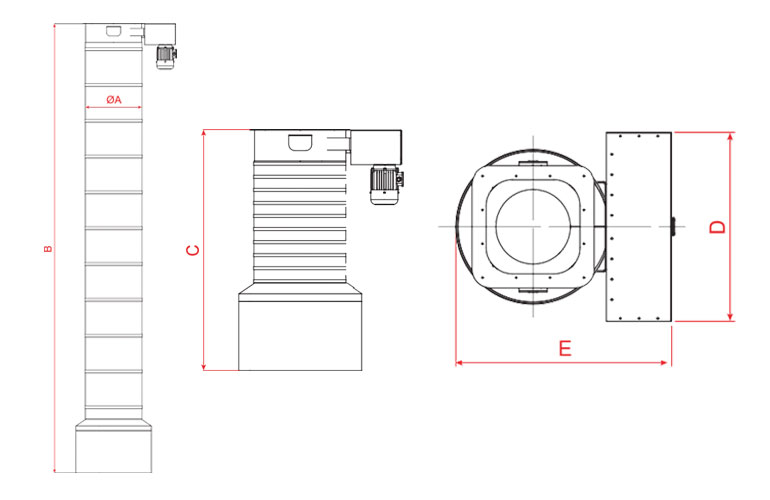 STANDARD TELESCOPIC LOADING BELLOWS