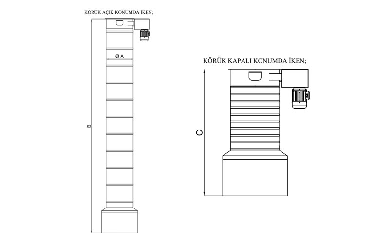 STANDARD TELESCOPIC LOADING BELLOWS