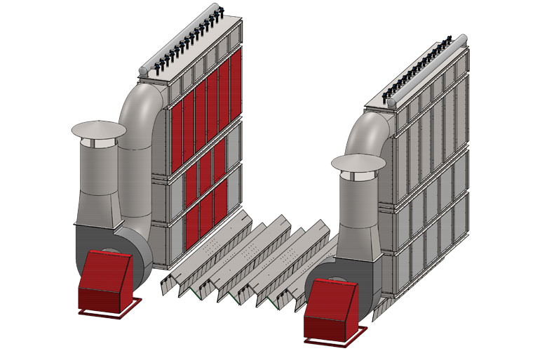 CABINET TYPE INTAKE PIT DUST ASPIRATION SYSTEM