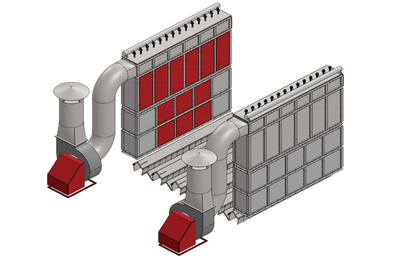 CABINET TYPE INTAKE PIT DUST ASPIRATION SYSTEM