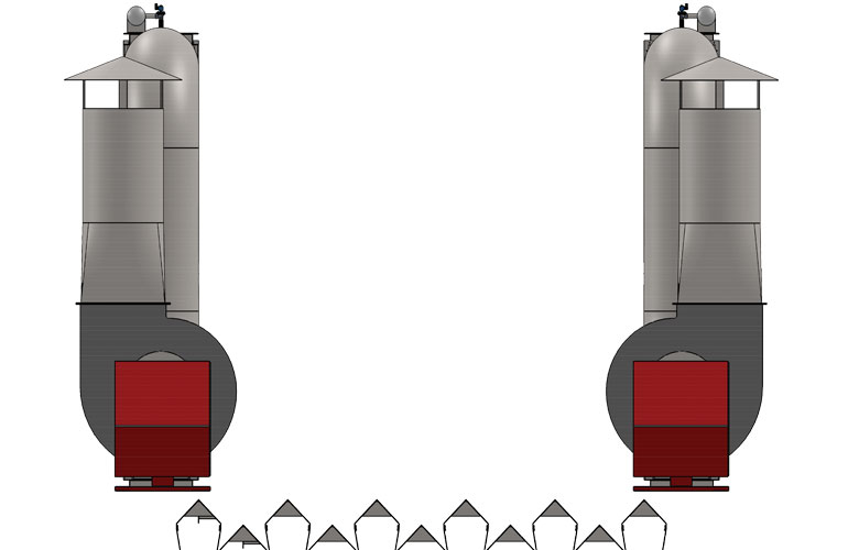 CABINET TYPE INTAKE PIT DUST ASPIRATION SYSTEM