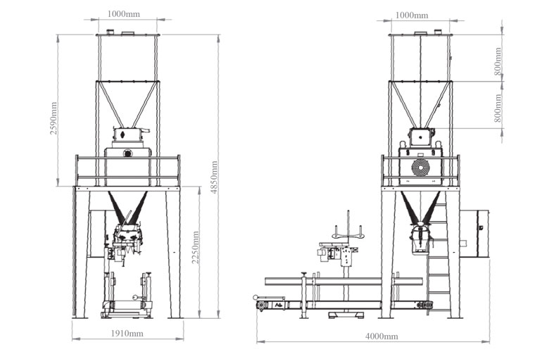 25-50 KG PESÉE UNIQUE DÉCHARGEMENT UNIQUE CONDITIONNEMENT DE LÉGUMINEUSES